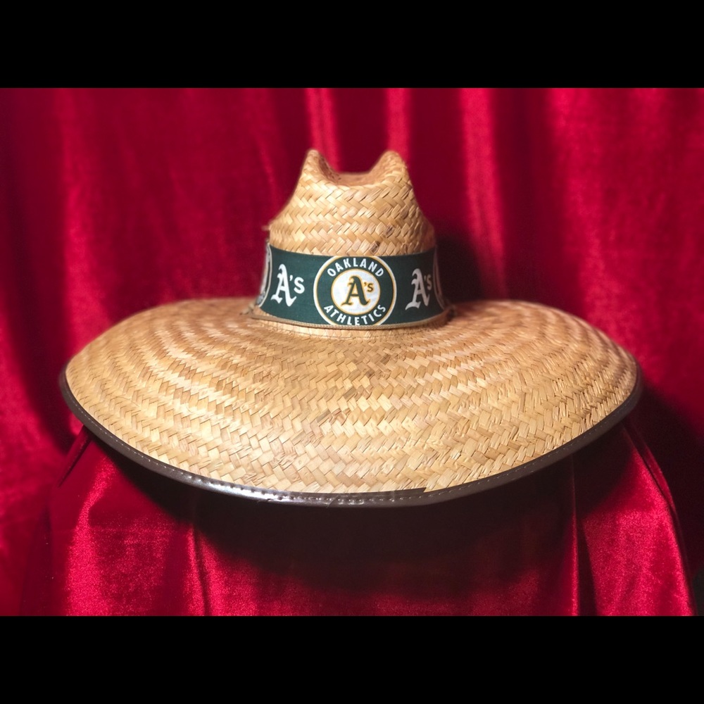 Oakland A’s straw hat